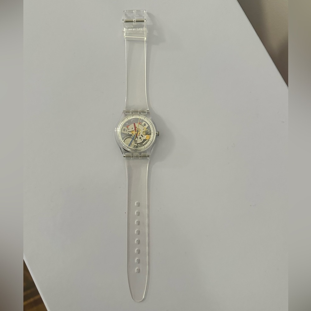 Swatch Clearly Gent Watch NWOT